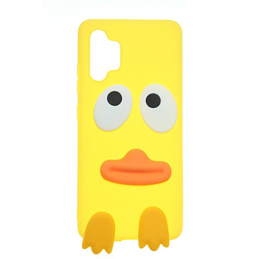 قاب عروسکی طرح اردکی گوشی سامسونگ Galaxy A32 4G زرد